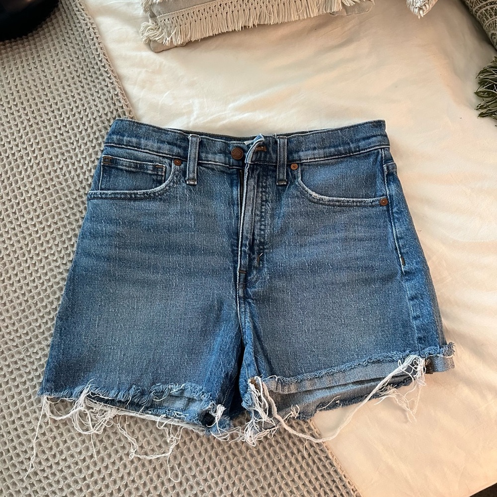 Madewell High Rise Denim Shorts